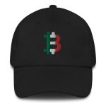 Italian Flag Bitcoin B Dad Hat