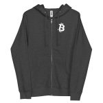 Simple B Bitcoin Zip-up Hoodie Sweatshirt