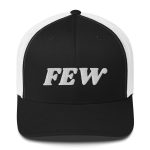 Few Bold (White Embroidery) Bitcoin Trucker Hat
