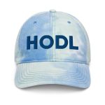 HODL (Blue Embroidery) Bitcoin Tie Dye Hat