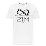 Infinity Divided By 21 Million (Black Dotted) T-Shirt